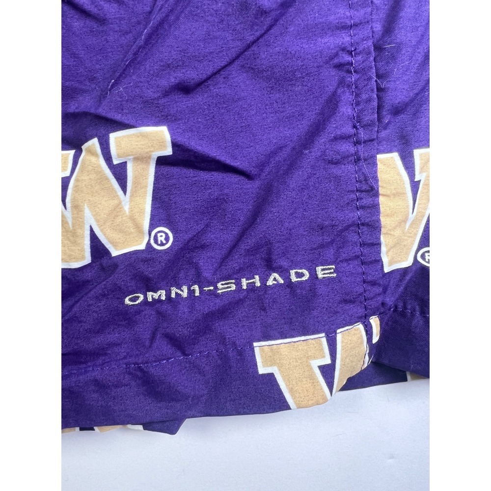 Columbia PFG Shorts Mens 3X Purple Washington Huskies Omni-Shade Logo Print - Picture 5 of 7